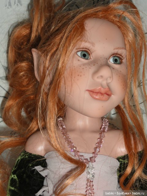 Две подружки Veronica Persica и Fragaria Vesca. Коллекционные куклы от Zwergnase (фото 2)