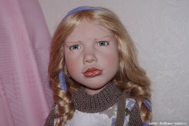 Коллекционная кукла сероглазка Marietta от Zwergnase (фото 2)