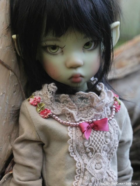 Таинственная и загадочная эльфийка Мики. Green Elf Miki by Kaye Wiggs (фото 2)