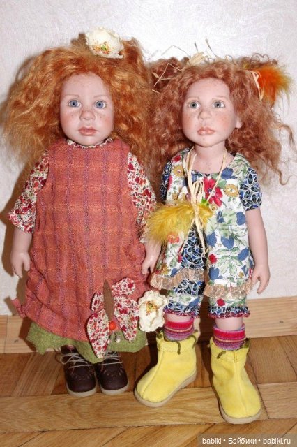 Две коллекционные куклы Nel и Marthe от Zwergnase (фото 2)
