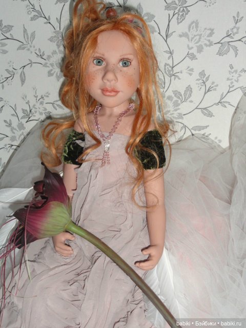Две подружки Veronica Persica и Fragaria Vesca. Коллекционные куклы от Zwergnase (фото 4)
