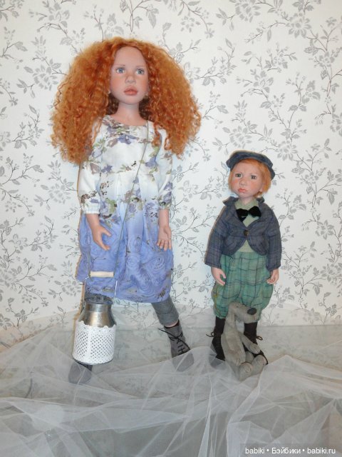 Рыжий, рыжий, конопатый! Коллекционные куклы Wotan mit Hund и Isabella от Zwergnase (фото 3)