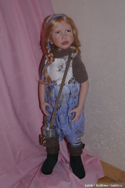 Коллекционная кукла сероглазка Marietta от Zwergnase