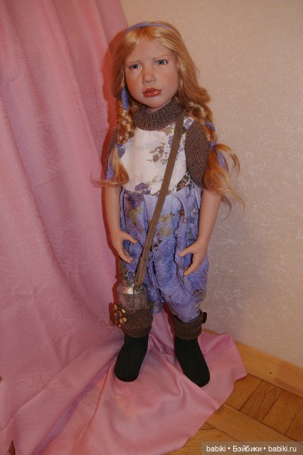 Коллекционная кукла сероглазка Marietta от Zwergnase (фото 3)