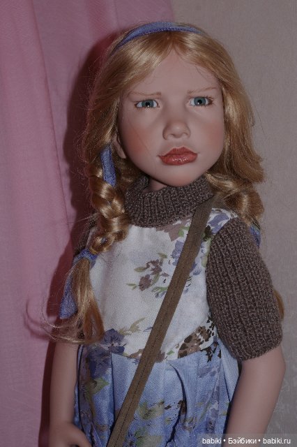 Коллекционная кукла сероглазка Marietta от Zwergnase (фото 5)