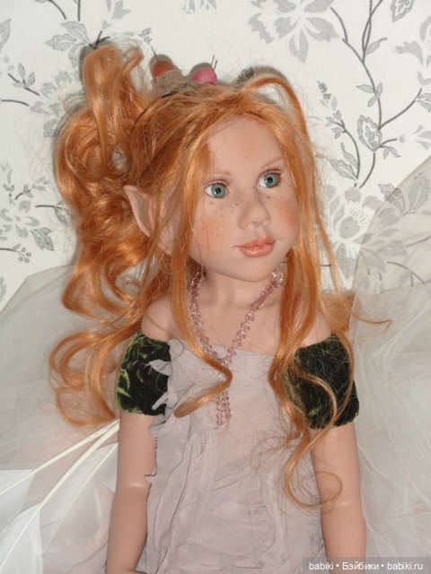 Две подружки Veronica Persica и Fragaria Vesca. Коллекционные куклы от Zwergnase