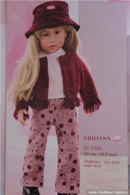 Каталог Gotz 2002 год — Куклы Gotz (Готц): Ханна (фото 5)