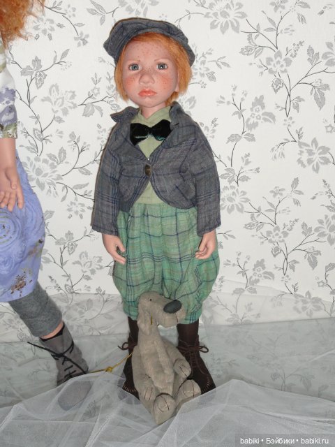 Рыжий, рыжий, конопатый! Коллекционные куклы Wotan mit Hund и Isabella от Zwergnase (фото 6)