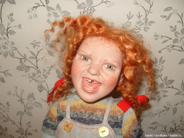 Рыжая хулиганка Кикки Kicky от Zwergnase. Коллекционная кукла (фото 6)