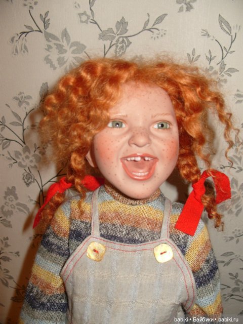 Рыжая хулиганка Кикки Kicky от Zwergnase. Коллекционная кукла (фото 7)