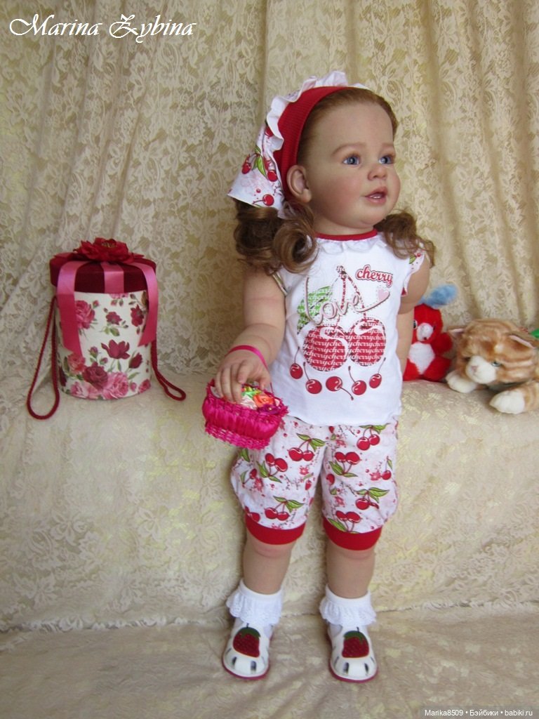 Мэри! Мэри – cherry, моя любимая вишенка. Кукла реборн Марины Зыбиной