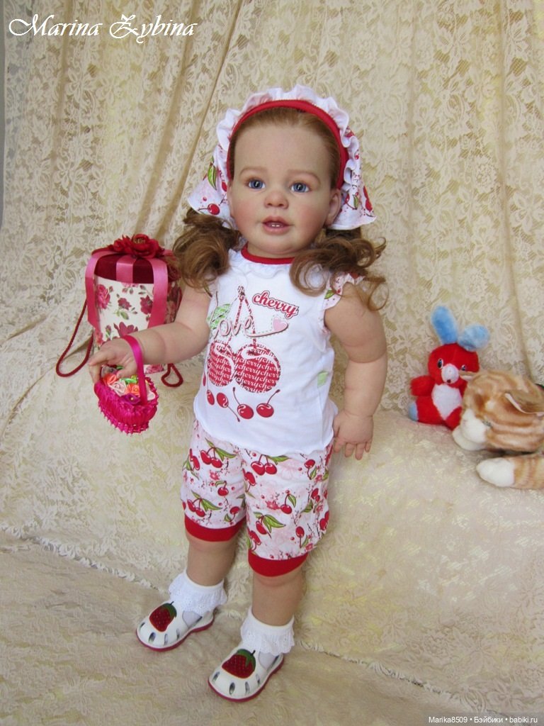 Мэри! Мэри – cherry, моя любимая вишенка. Кукла реборн Марины Зыбиной