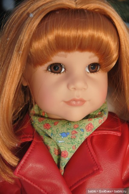 Как Сара зиму провожала. Сара с собачкой 2004 от Gotz (фото 7)