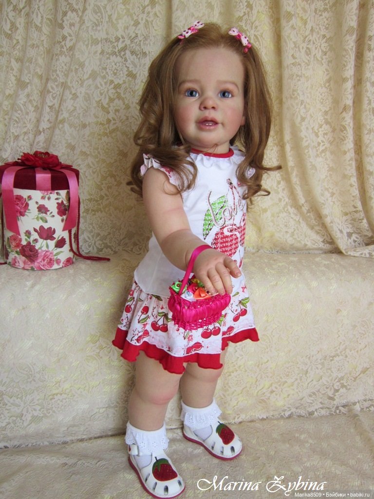 Мэри! Мэри – cherry, моя любимая вишенка. Кукла реборн Марины Зыбиной (фото 5)