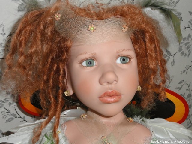 Две коллекционные куклы эльфийки Карлина (Carlina acaulis) и Вероника (Veronica persica) от Zwergnase, 2012