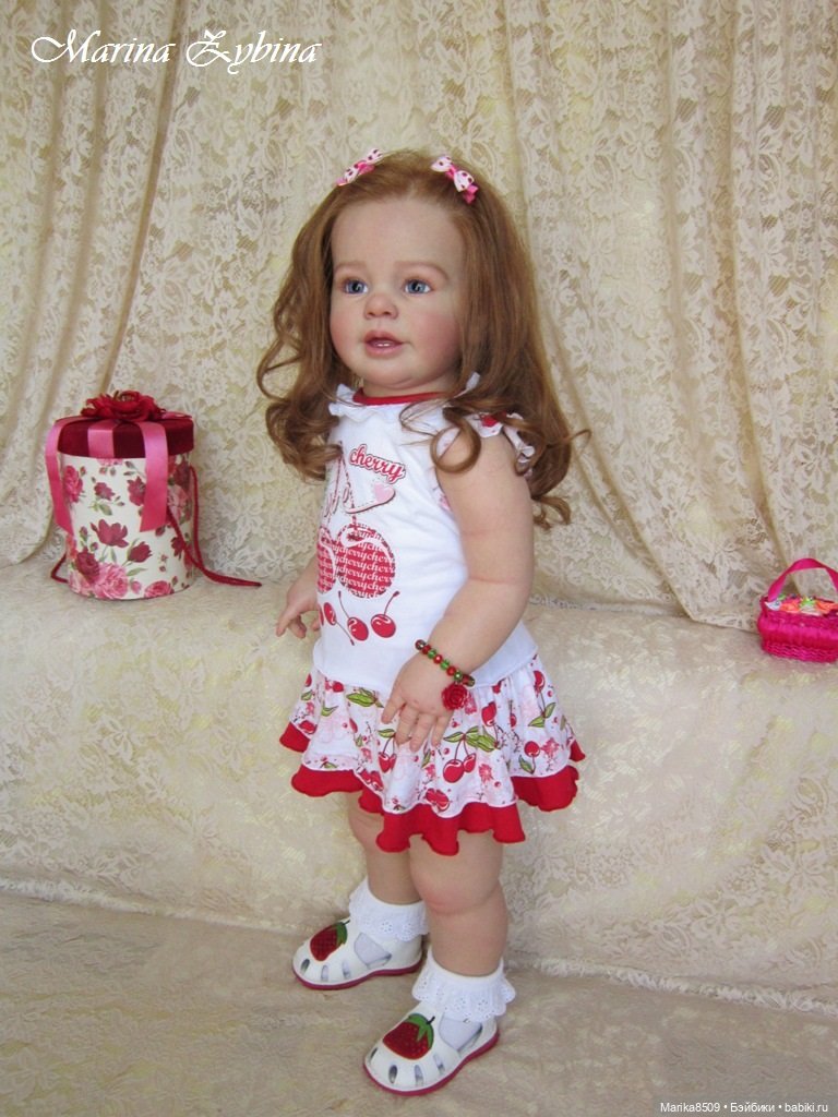 Мэри! Мэри – cherry, моя любимая вишенка. Кукла реборн Марины Зыбиной (фото 2)