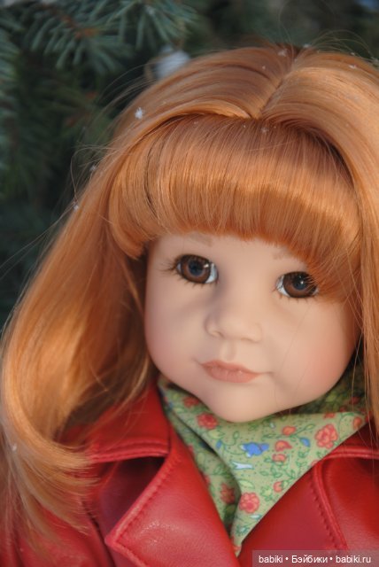 Как Сара зиму провожала. Сара с собачкой 2004 от Gotz (фото 8)