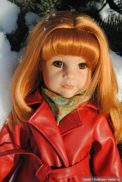 Как Сара зиму провожала. Сара с собачкой 2004 от Gotz (фото 6)