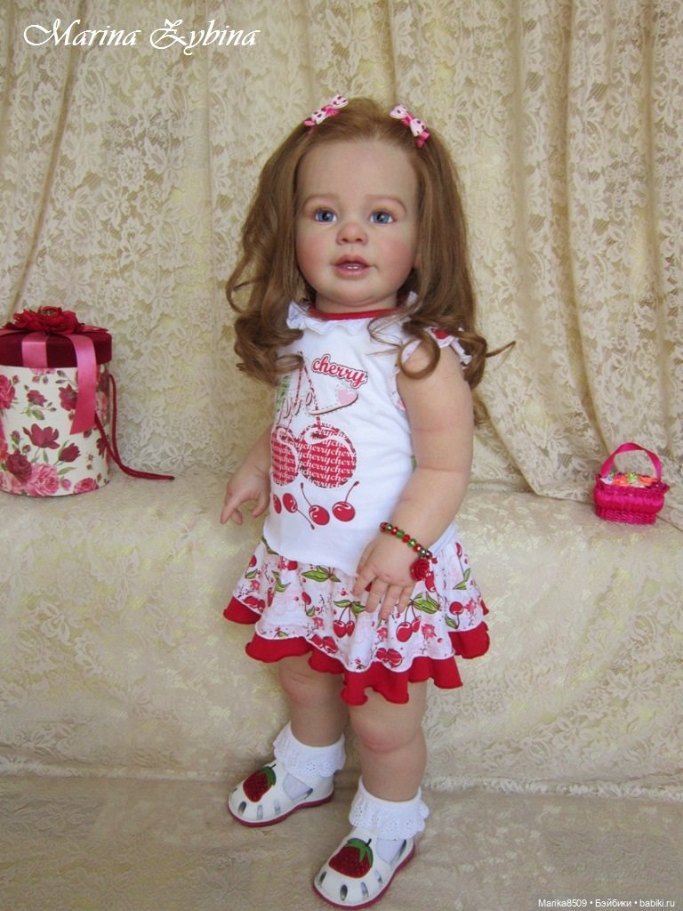 Мэри! Мэри – cherry, моя любимая вишенка. Кукла реборн Марины Зыбиной