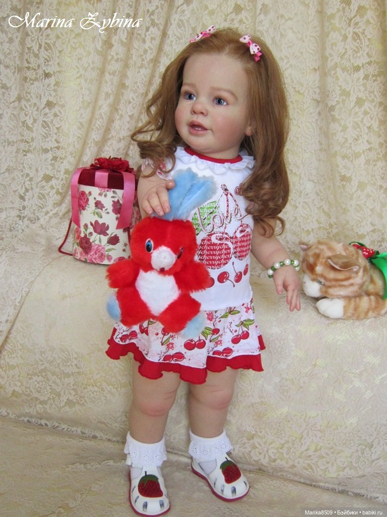 Мэри! Мэри – cherry, моя любимая вишенка. Кукла реборн Марины Зыбиной (фото 8)
