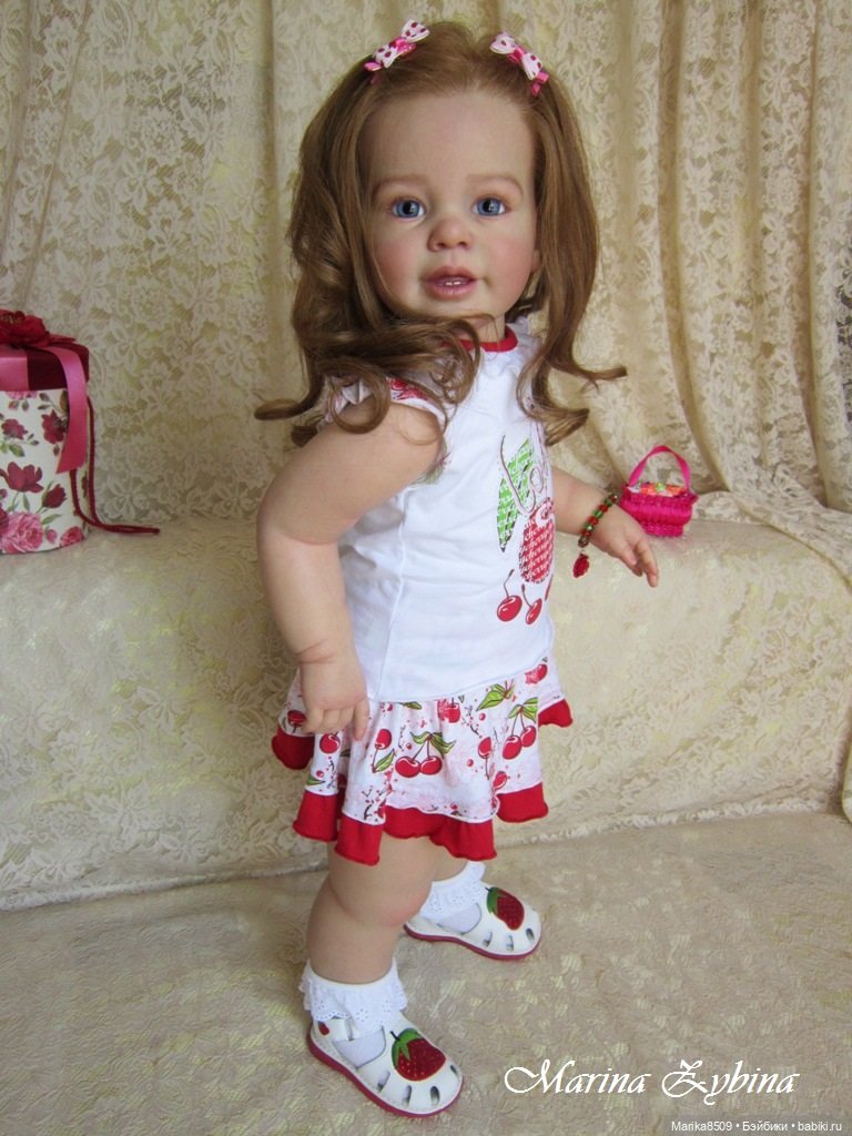 Мэри! Мэри – cherry, моя любимая вишенка. Кукла реборн Марины Зыбиной (фото 3)