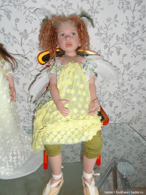 Две коллекционные куклы эльфийки Карлина (Carlina acaulis) и Вероника (Veronica persica) от Zwergnase, 2012