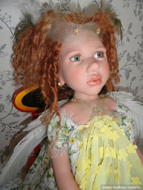 Две коллекционные куклы эльфийки Карлина (Carlina acaulis) и Вероника (Veronica persica) от Zwergnase, 2012