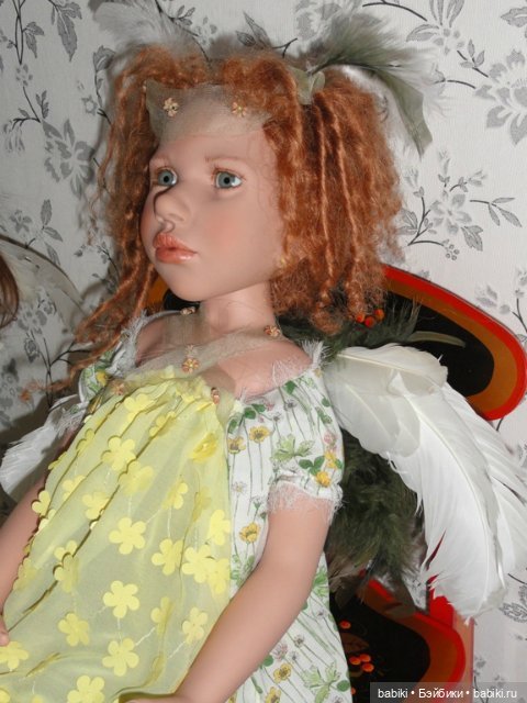 Две коллекционные куклы эльфийки Карлина (Carlina acaulis) и Вероника (Veronica persica) от Zwergnase, 2012 (фото 2)