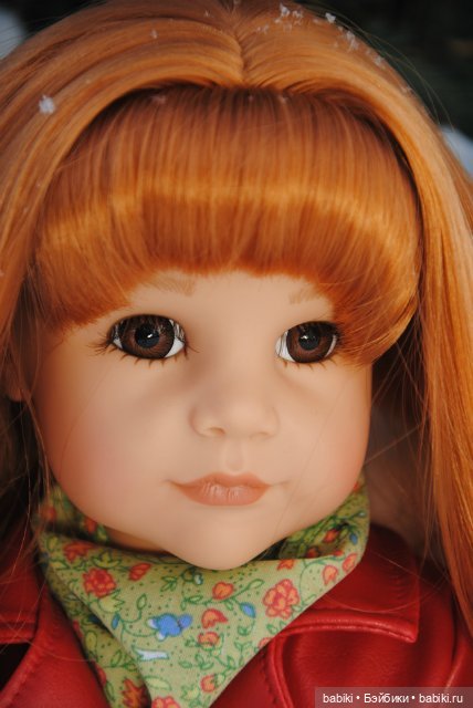 Как Сара зиму провожала. Сара с собачкой 2004 от Gotz