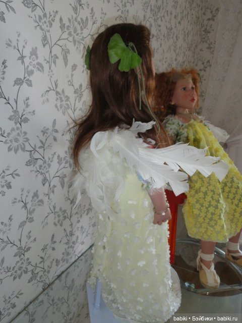 Две коллекционные куклы эльфийки Карлина (Carlina acaulis) и Вероника (Veronica persica) от Zwergnase, 2012 (фото 9)