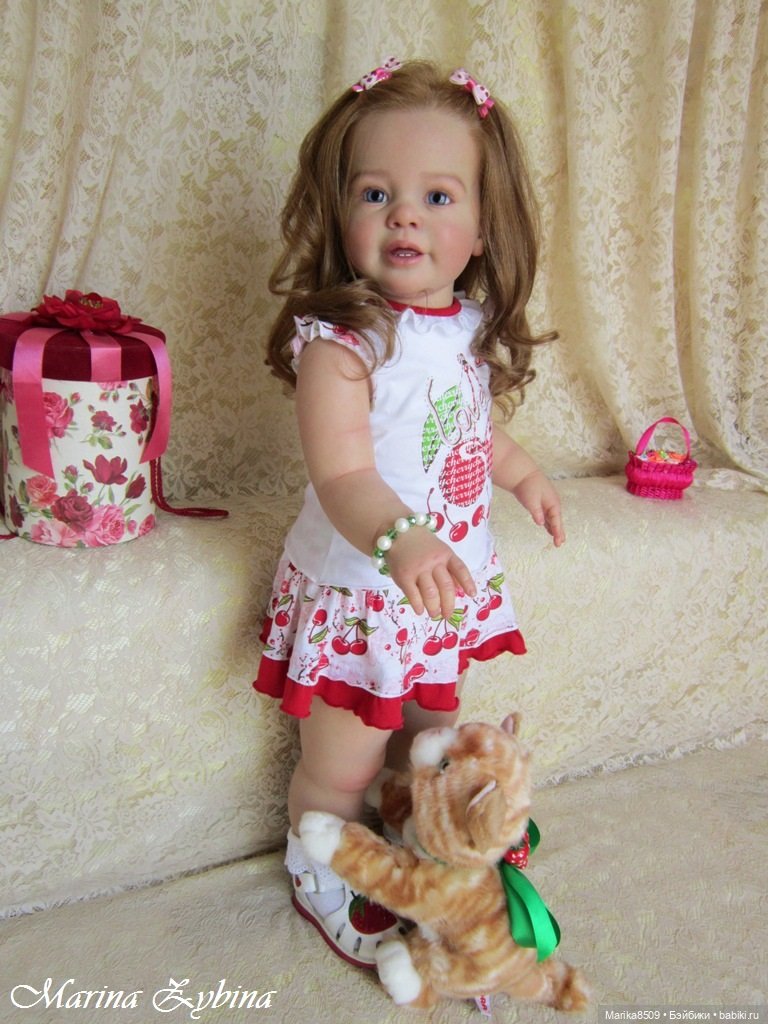 Мэри! Мэри – cherry, моя любимая вишенка. Кукла реборн Марины Зыбиной (фото 6)