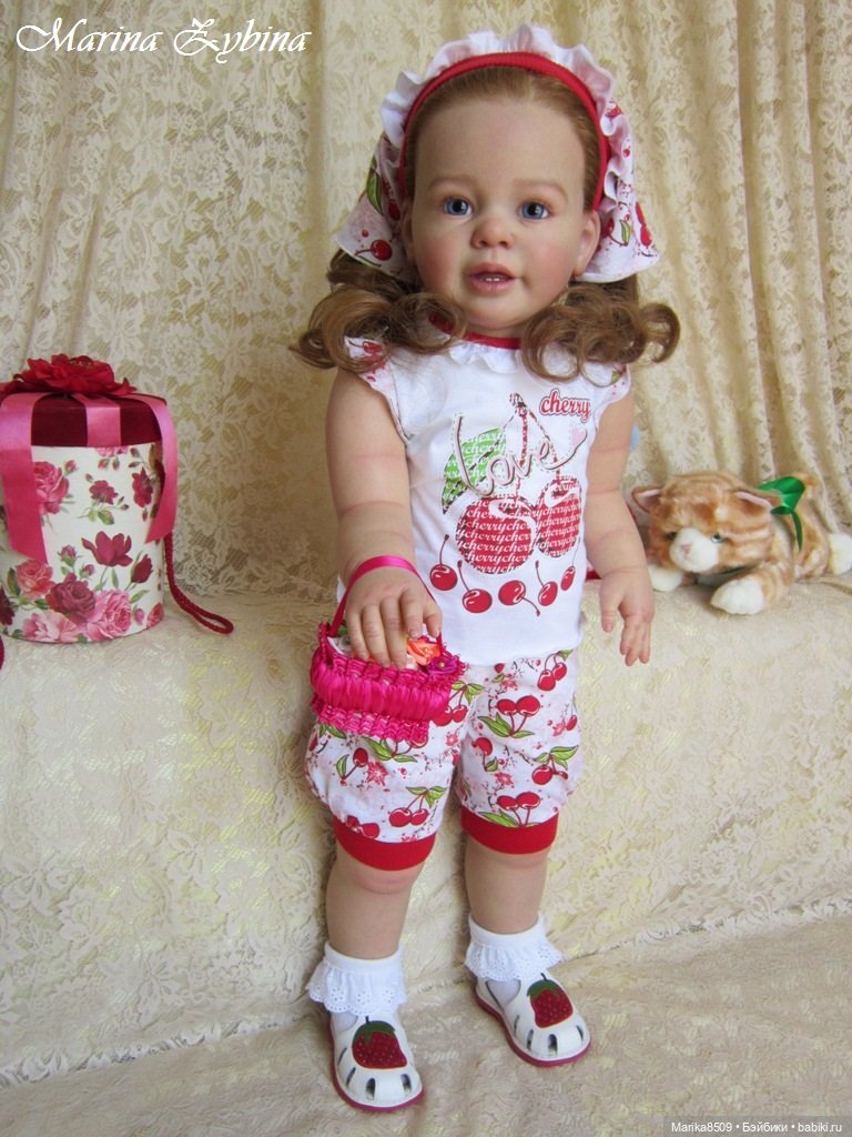 Мэри! Мэри – cherry, моя любимая вишенка. Кукла реборн Марины Зыбиной