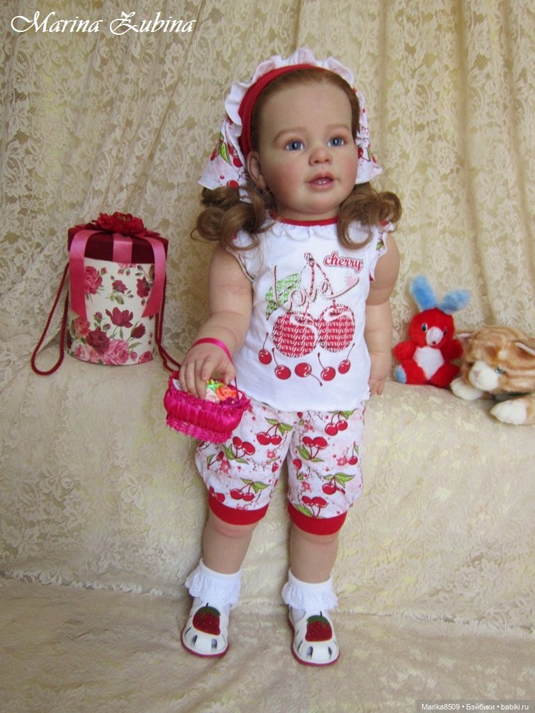 Мэри! Мэри – cherry, моя любимая вишенка. Кукла реборн Марины Зыбиной