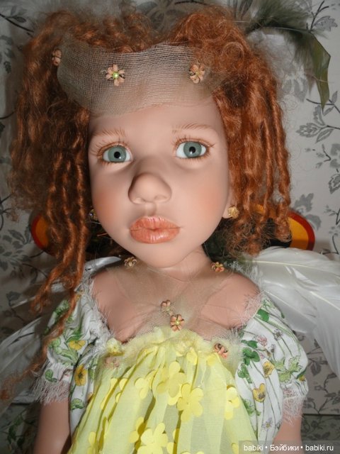 Две коллекционные куклы эльфийки Карлина (Carlina acaulis) и Вероника (Veronica persica) от Zwergnase, 2012