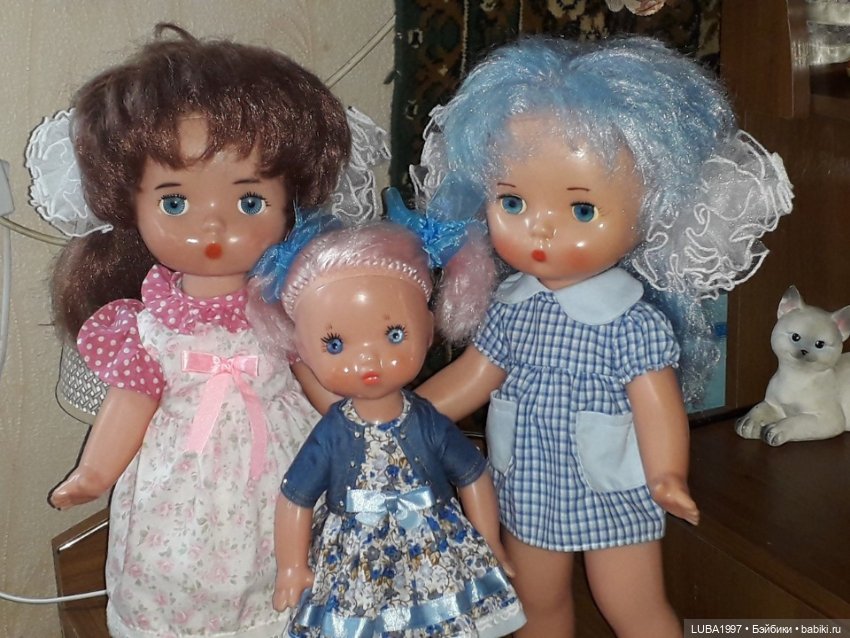 Волшебный мир детства, советские куклы: Яна, Гулечки Загорская фабрика