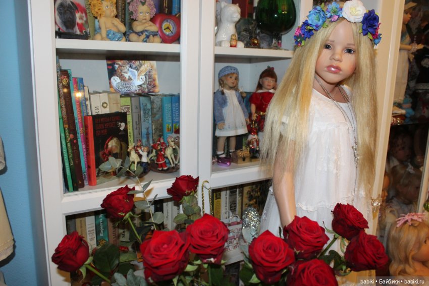 Осенняя фотосессия с цветами - Мари Элеин и Алиса (фото 7)