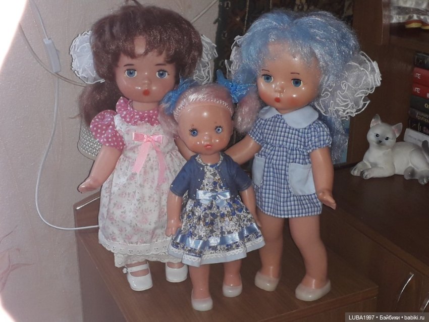 Волшебный мир детства, советские куклы: Яна, Гулечки Загорская фабрика