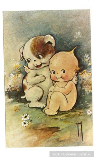 Rose Cecil O’Neill и ее Купидончики. Куклы Kewpie dolls, Кьюпи