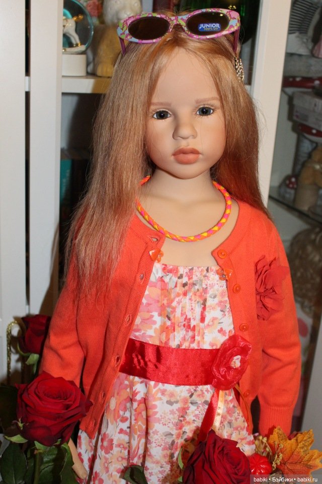 Осенняя фотосессия с цветами - Мари Элеин и Алиса