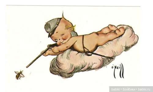 Rose Cecil O’Neill и ее Купидончики. Куклы Kewpie dolls, Кьюпи