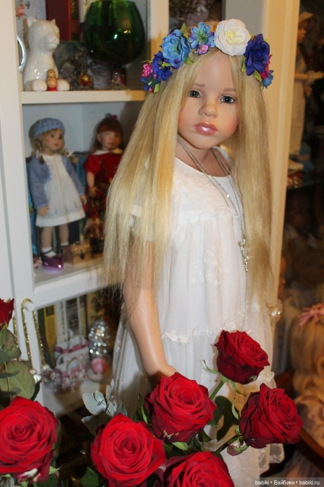 Осенняя фотосессия с цветами - Мари Элеин и Алиса (фото 8)