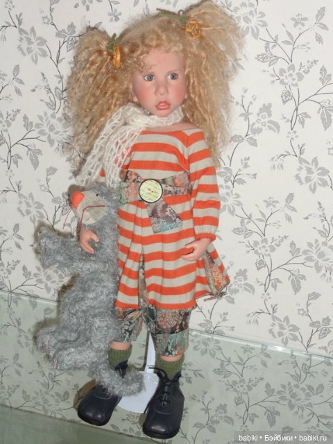 Белокурая кудряшка Corinne из коллекции Zwergnase 2012. Коллекционная кукла (фото 8)