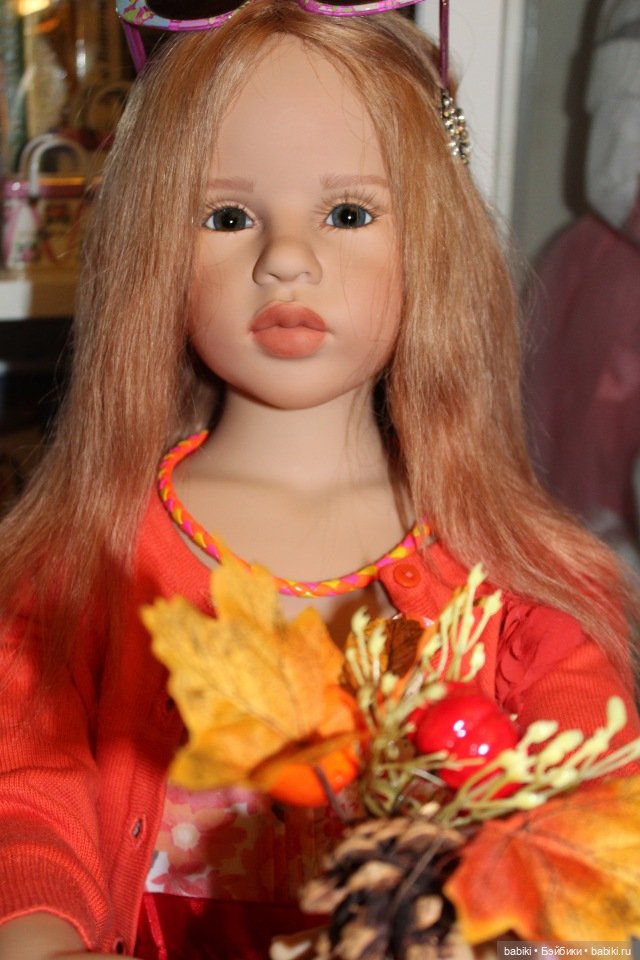 Осенняя фотосессия с цветами - Мари Элеин и Алиса