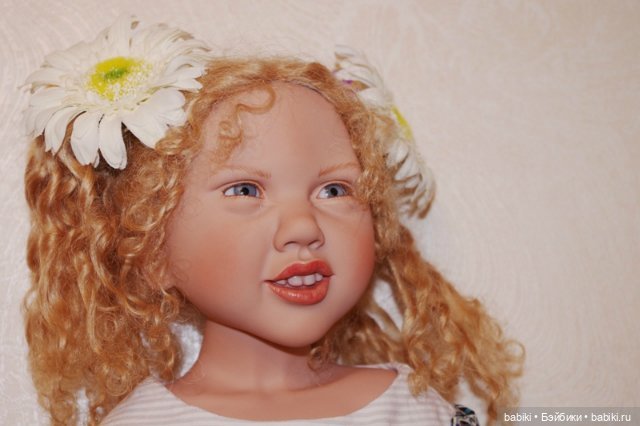 Мои мечты о лете или девочка с ромашками Lille-Marlies. Коллекционная кукла Zwergnase, 2008 (фото 3)