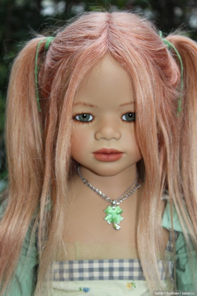 Кинья и Анна Лу в саду — Куклы Annette Himstedt (Аннетт Химстедт): коллекционные (фото 5)