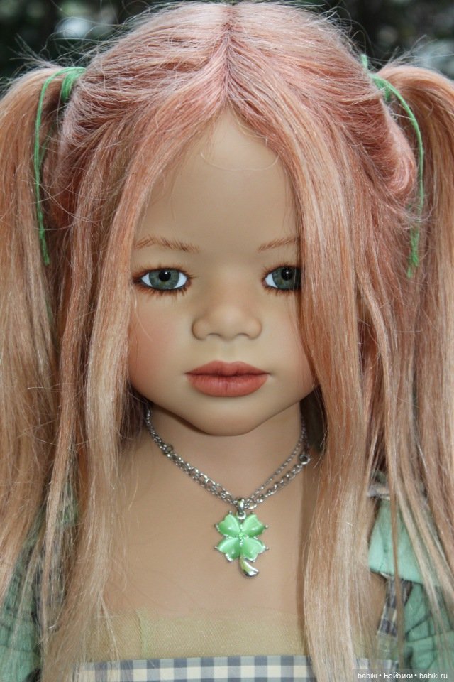 Кинья и Анна Лу в саду — Куклы Annette Himstedt (Аннетт Химстедт): коллекционные (фото 8)