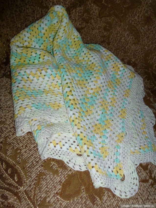 Вязаные пледы крючком для любимых кукол. Часть 1 (фото 8)