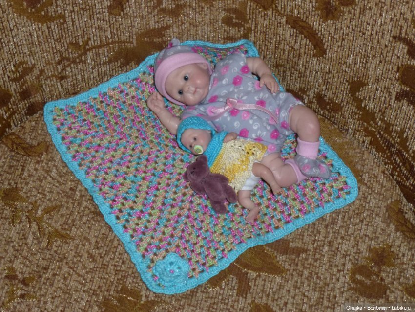 Вязаные пледы крючком для любимых кукол. Часть 1 (фото 5)