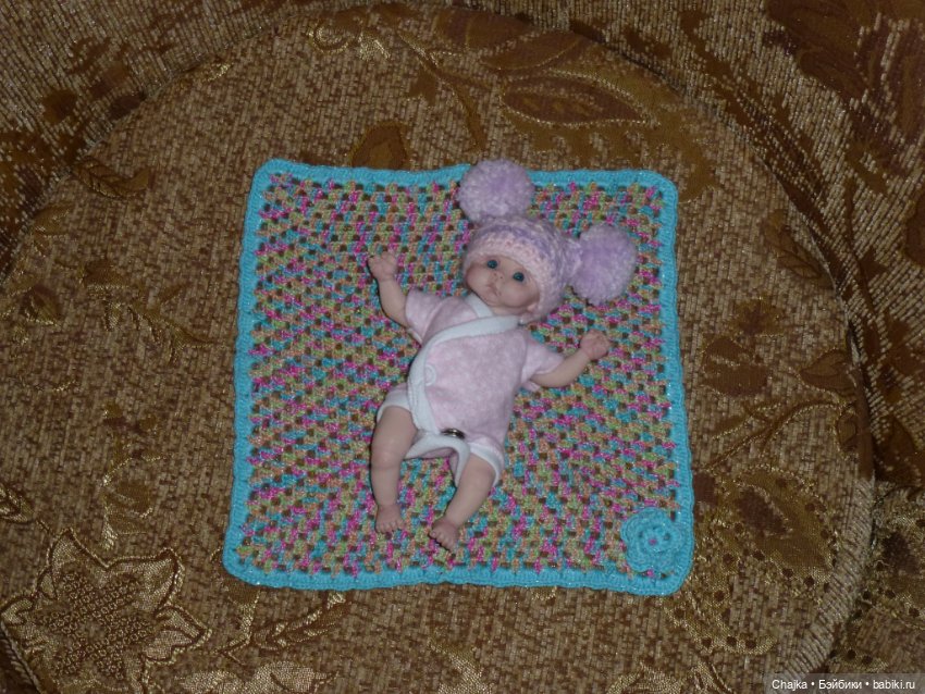 Вязаные пледы крючком для любимых кукол. Часть 1 (фото 6)