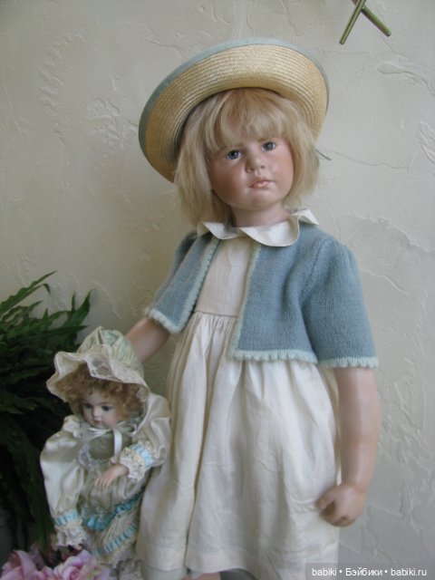 Моя маленькая жемчужинка Лена от Hildegard Gunzel и ее подружка bebe Bru (фото 3)